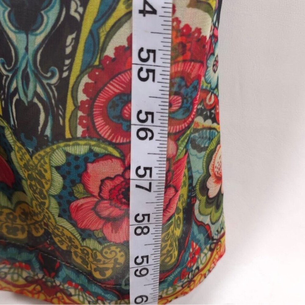 Desigual Floral Aztec Print Sleeveless Straps Wide Leg Jumpsuit 51P26D7 Size 32‎ - Picture 10 of 16